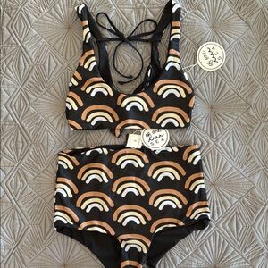 Of One Sea - lava rainbow bikini set